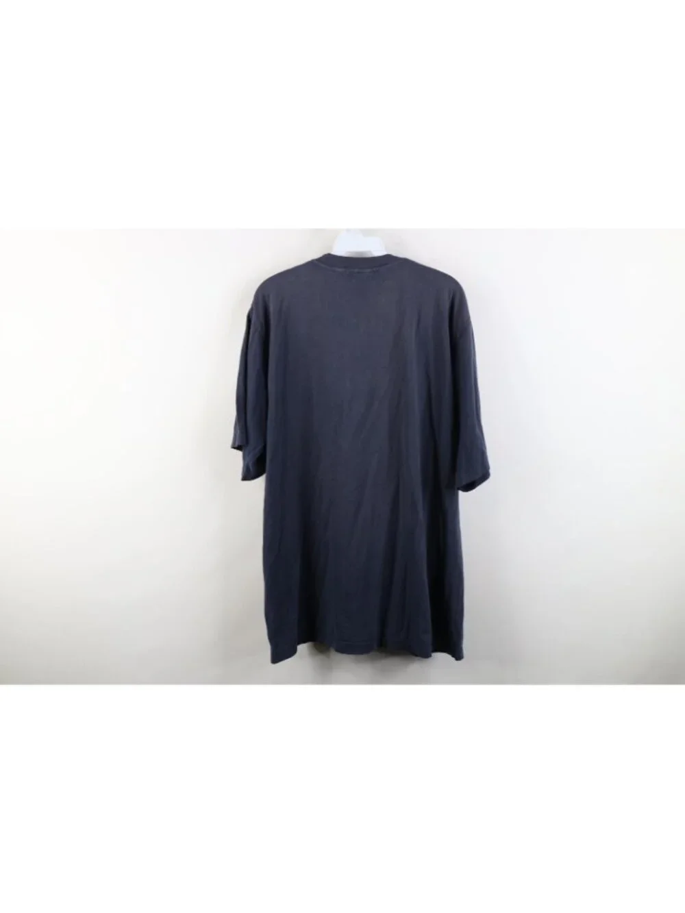 Vintage 90s Y2K Streetwear Mens Large Tall Blank Sun Faded Cotton Pocket T-Shirt